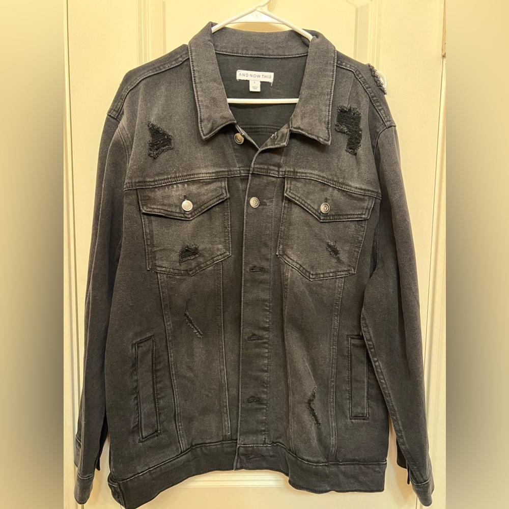 Distressed Denim Jacket